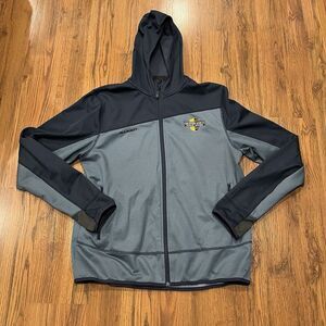 Mammut Borah Fleece Hoodie Mens 2XL Thermal Pro Zip Jacket Polartec Branded Flaw